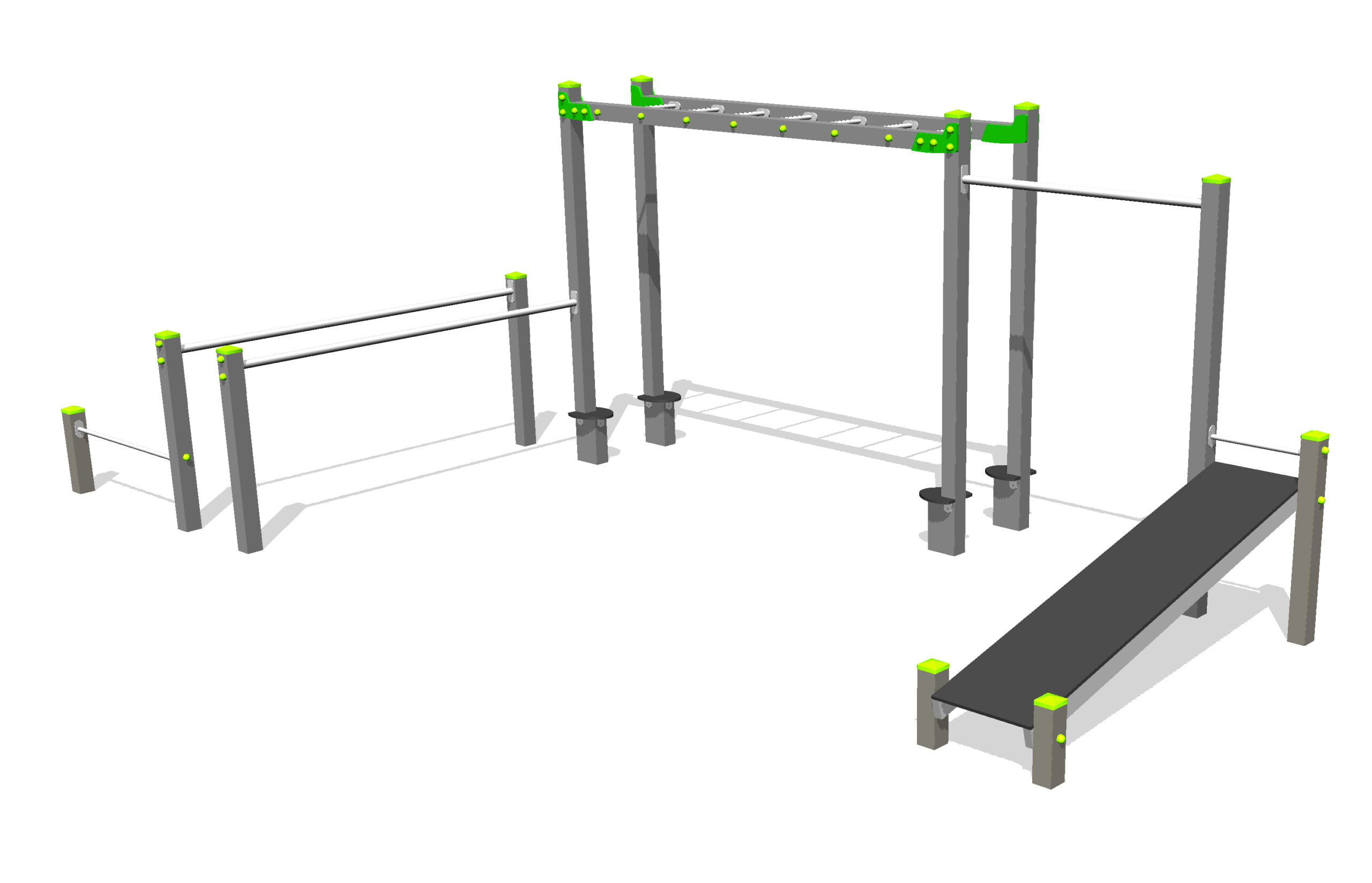 M-PS85 STEET WORK OUT STATION