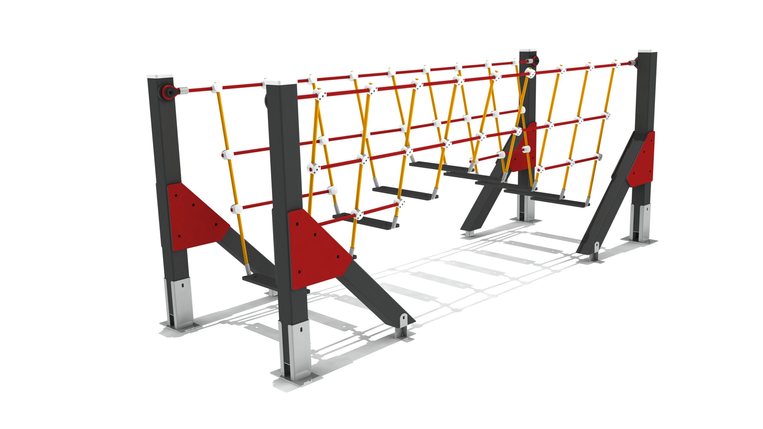 ROPE BRIDGE 3m with STEP SLATS - Image 2