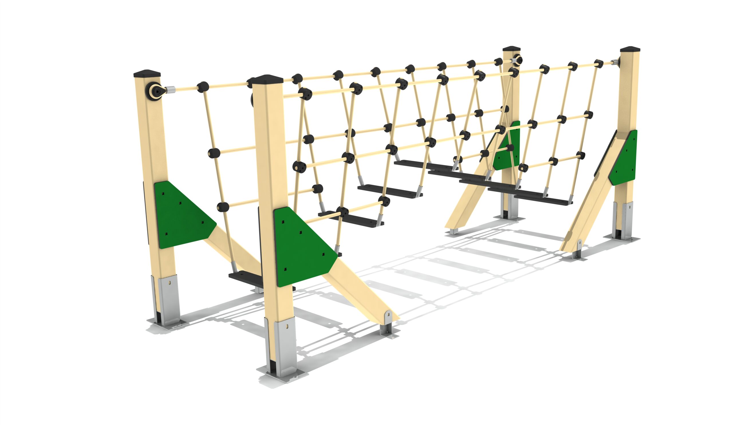 ROPE BRIDGE 3m with STEP SLATS - Image 3